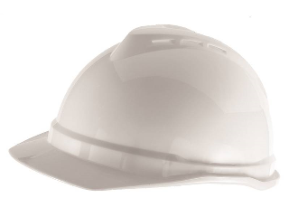 Hard Hat V-Guard Vented White