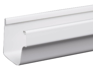 Vinyl Roofing Gutter, 10 Ft