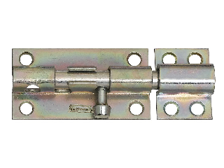 Barrel Bolt Heavy Duty 4" V831 Zinc Plated Steel