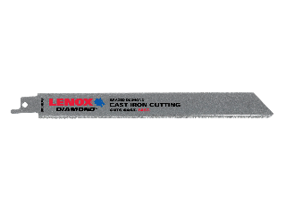 Diamond Reciprocating Saw Blade, 8 In