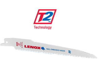 Lenox T2 Bi-Metal Reciprocating Saw Blades, 8 In 18 TPI