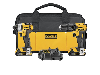 Dewalt Max Lithium Ion Compact Drill and Impact Driver Combo Kit