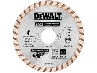 Dewalt High Performance Turbo Rim (Size)