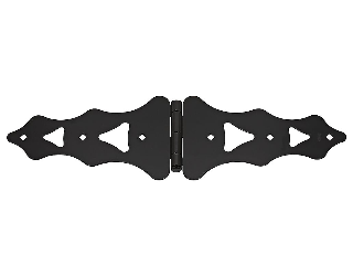 Ornamental Strap Hinge 10" Black (Sold Each)