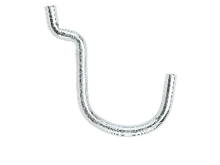 Peg Hook 1-1/2" x 1/4 Curved SP2355 Zinc Steel