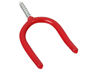 Double Storage Screw Hook (2) V2210 Vinyl Coated