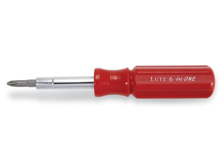 6 in 1 Screwdriver, Red