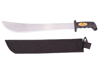 Machete with Sheath, 18 In Blade