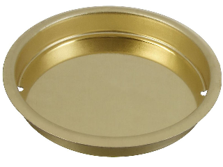 Pocket Door Cup Pull 2-1/8" V145 Brass