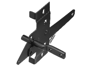 Gate Latch for Post Mount, Satin Black Finish