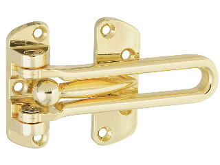 Sliding Surface Mount Door Guard #V804 Brass