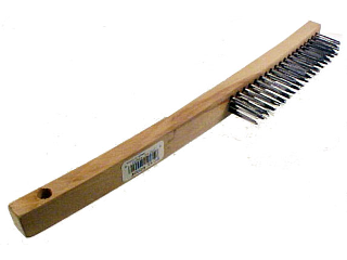 Economy Curved Handle Wire Cleaning Brush