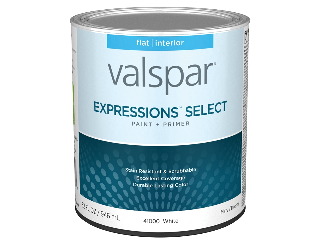 Valspar Expressions Flat White Wall Paint (Sizes)