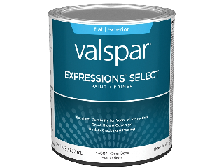 Valspar Expressions Flat Clear Base Exterior House Paint (Sizes)