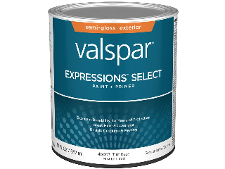 Valspar Expressions Semi Gloss Tint Exterior House Paint (Sizes)