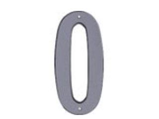 House Numbers 4 In Reflective Plastic Nail-on (0 thru 9)