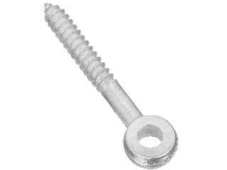 Zinc Plated Screw Eye, 5/8 In x 5 In