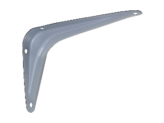 Shelf Bracket Reinforced Gray Finish (Sizes)