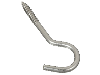 Screw Hook 1/4 In x 4-1/4 In Stainless Steel