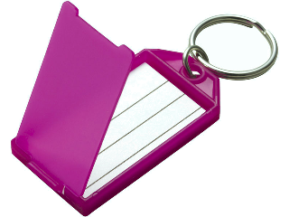 Transparent Click-It ID Key Labels