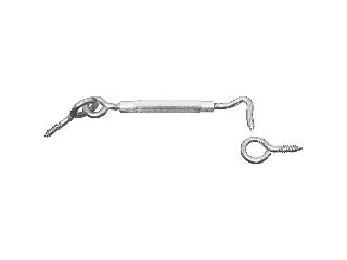 Turnbuckle Gate Hook, 3/8 In. x 11 In.