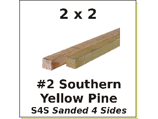 2 x 2 x 8 #2 Premium Select SPF S4S