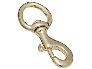 Bolt Snap Swivel Eye 1 In x 3-1/2 In  Solid Bronze