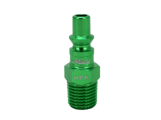 Milton "A" Style ColorFit Green Male Plug, 1/4 In