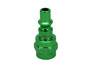 Milton "A" Style ColorFit Green Female Plug, 1/4 In