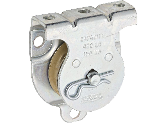 Wall/Ceiling Mount Single Pulley, 1-1/2 In