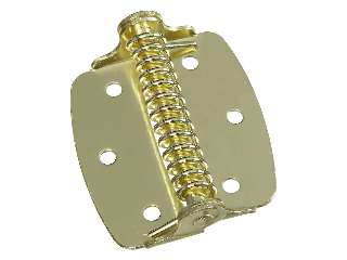 Light Spring Cabinet Hinges 2" (2) Brass Finish