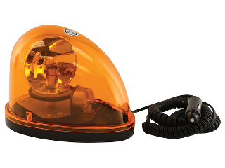 Emergency Rotating Light with Magnet Amber