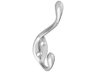 Garment Hook (1) Heavy Duty V167 Nickel Finish