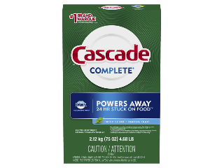 Cascade Complete Dishwasher Detergent, 75 Oz