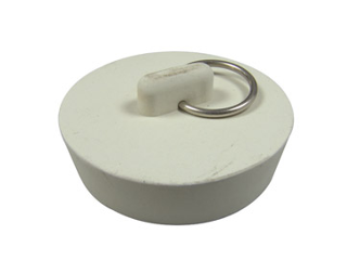 Hollow Rubber Sink Stopper, 1-1/2 In