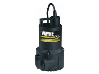 Submersible Utility Pump, 1/6 HP