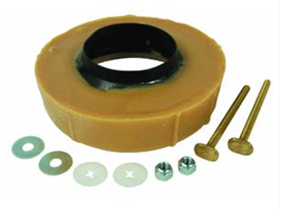 Reinforced Thick Toilet Bowl Wax Gasket With Poly Ring