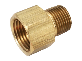 Brass Pipe Adapter, FPT x MPT (Sizes)