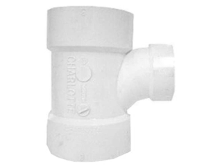 PVC-DWV Slip Reducing Sanitary Tee (Sizes)