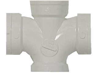 PVC-DWV Slip Double Sanitary Tee (Sizes)