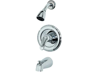 Single Lever Handle Tub & Shower Faucet Set