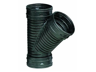 Plastic Corrugated Pipe Wye, 4 In