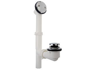 EZY Touch PVC Bath Drain Assembly