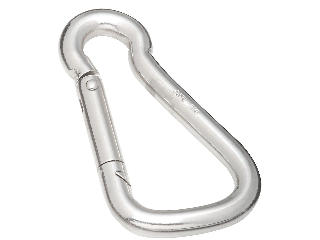 Interlocking Spring Snap Zinc Plated, 1/4 In x 2-3/8 In