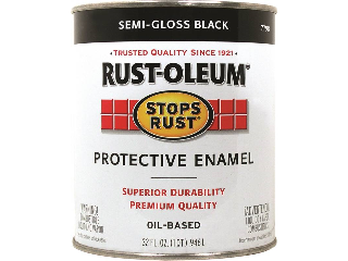 RUST-OLEUM Protective Enamel, Semi-Gloss Black