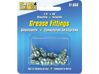 Grease Fittting 1/4 in - 28 asst 8pk