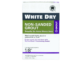 Non-Sanded White Tile Grout, 5 Lb