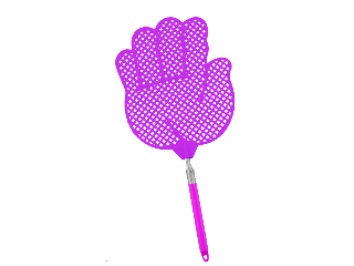 Big Hand Flyswatter, Assorted Colors