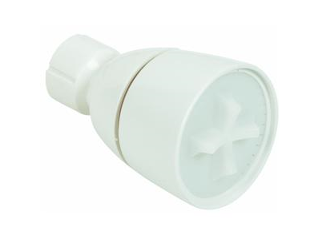 Plastic Shower Head, White