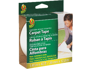 Indoor Heavy Traffic Carpet Tape, 1.41 In x 42 Ft